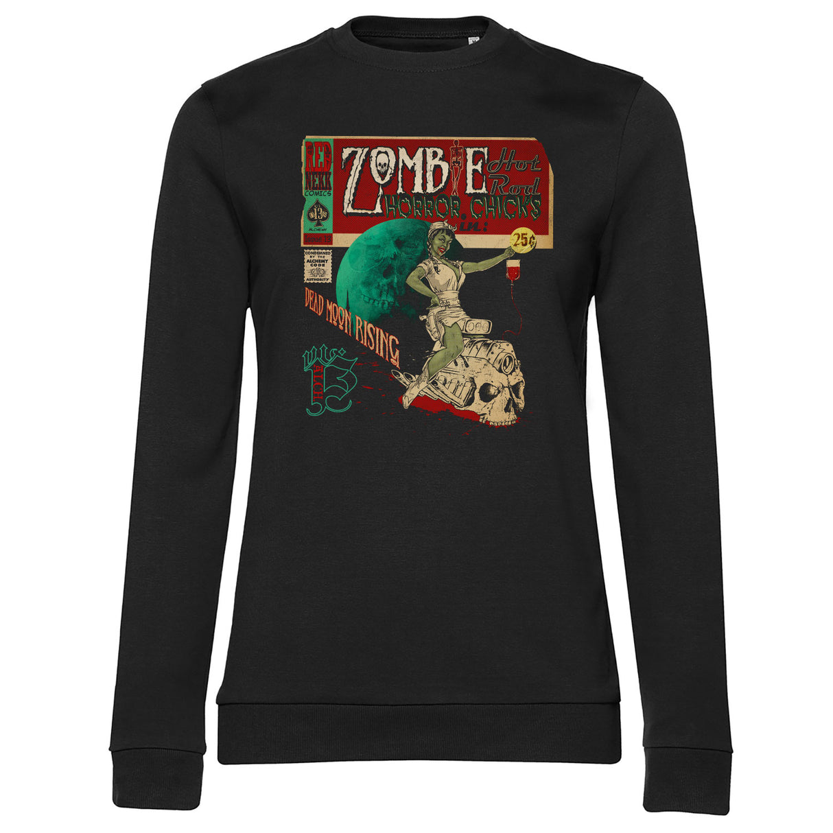 Alchemy - Zombie Horror Chicks Girly Sweatshirt