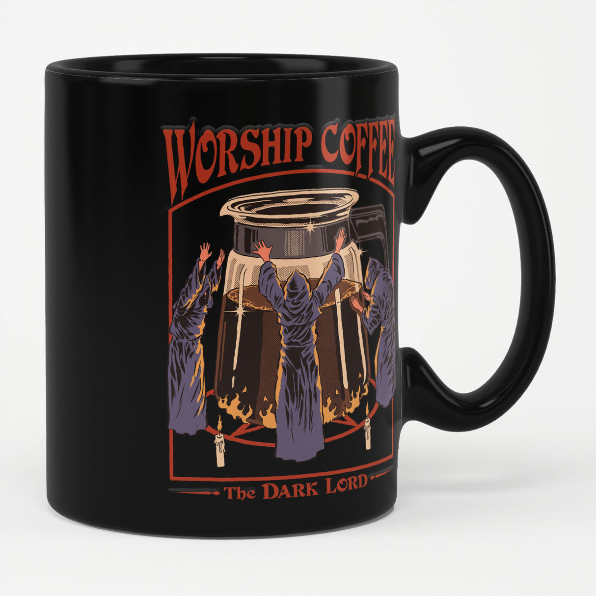 Steven Rhodes - Worship Coffee The Dark Lord Mug