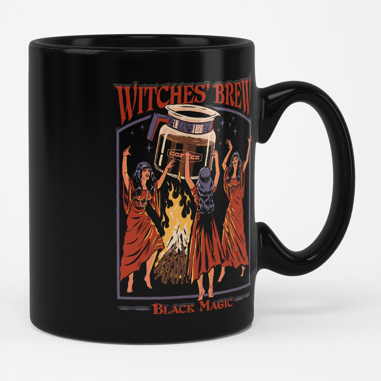 Steven Rhodes - Witches' Brew Black Magic Mug