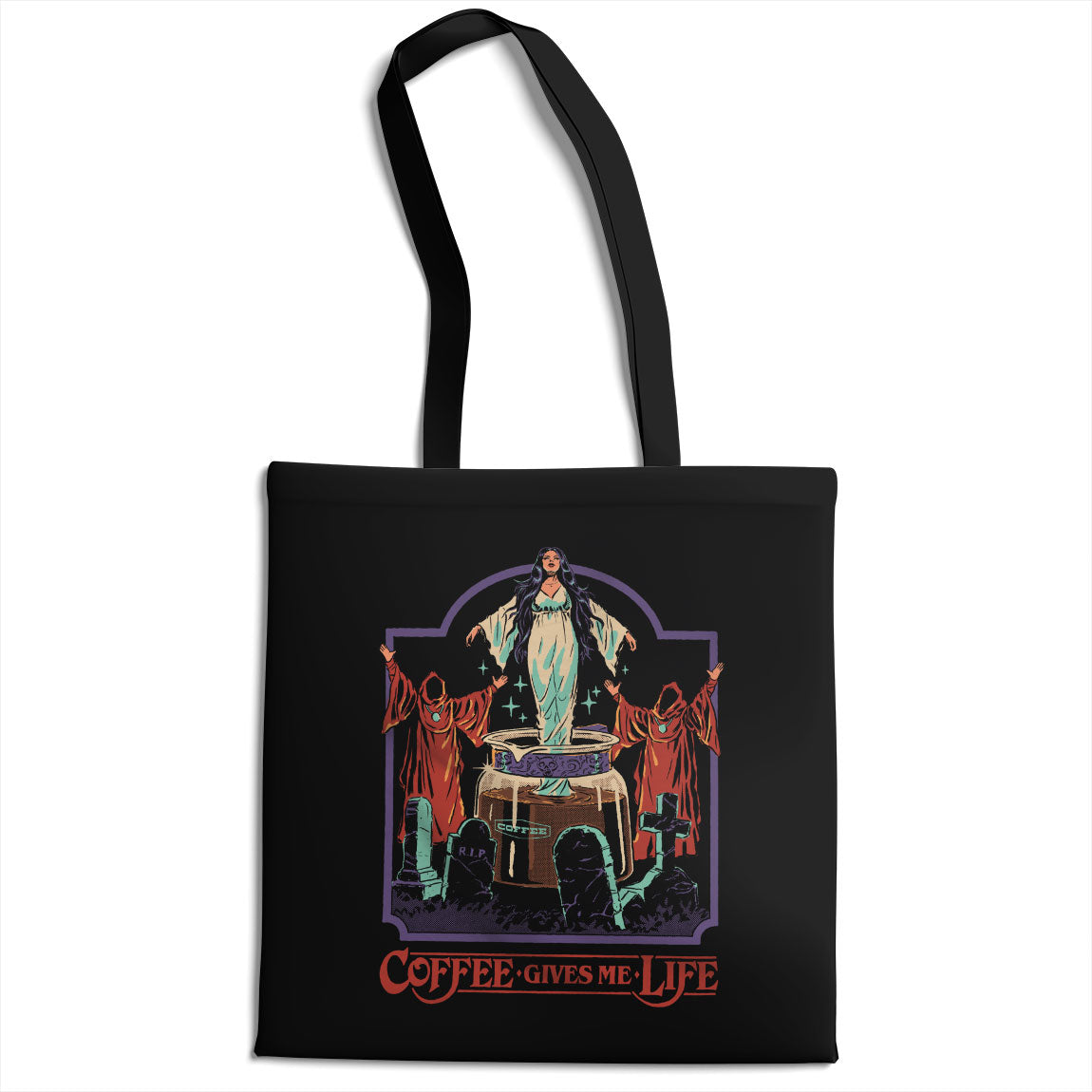 Coffee Gives Me Life Tote Bag