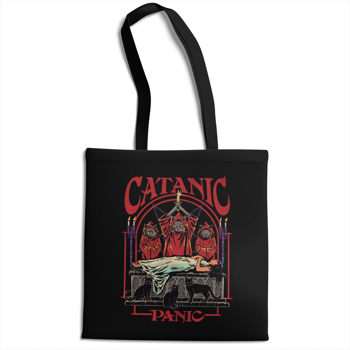 Catanic Panic Tote Bag