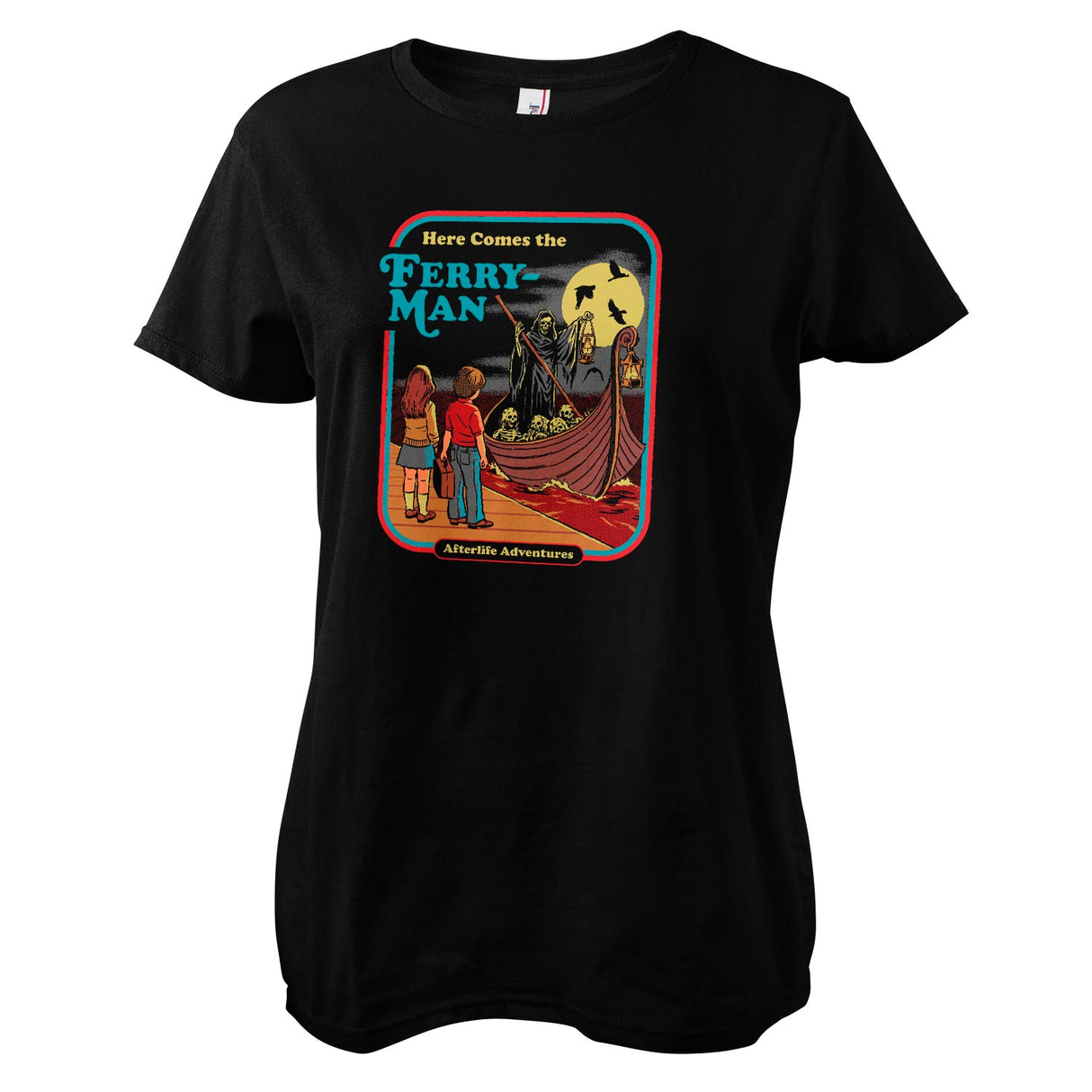 Here Comes The Ferry-Man Girly Tee