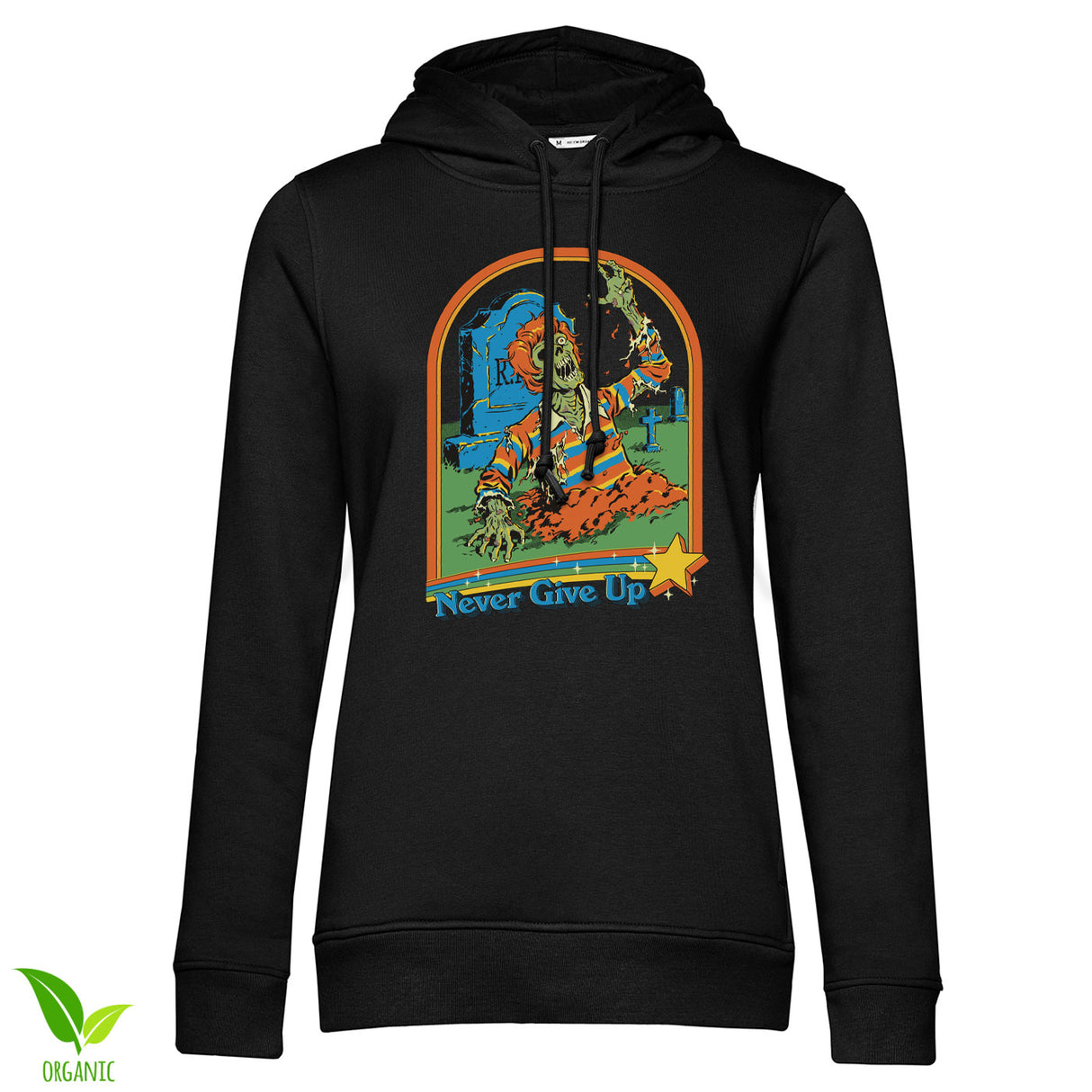Steven Rhodes - Never Give Up Girly Hoodie