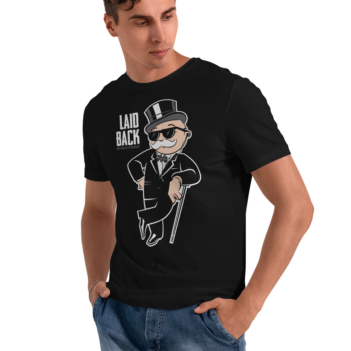Mr Monopoly - Laid Back T-Shirt