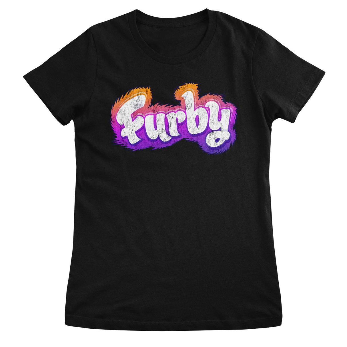 Furby Washed Logotype Girly Tee