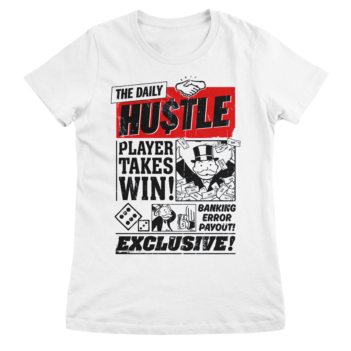Monopoly - The Daily Hustle Girly Tee