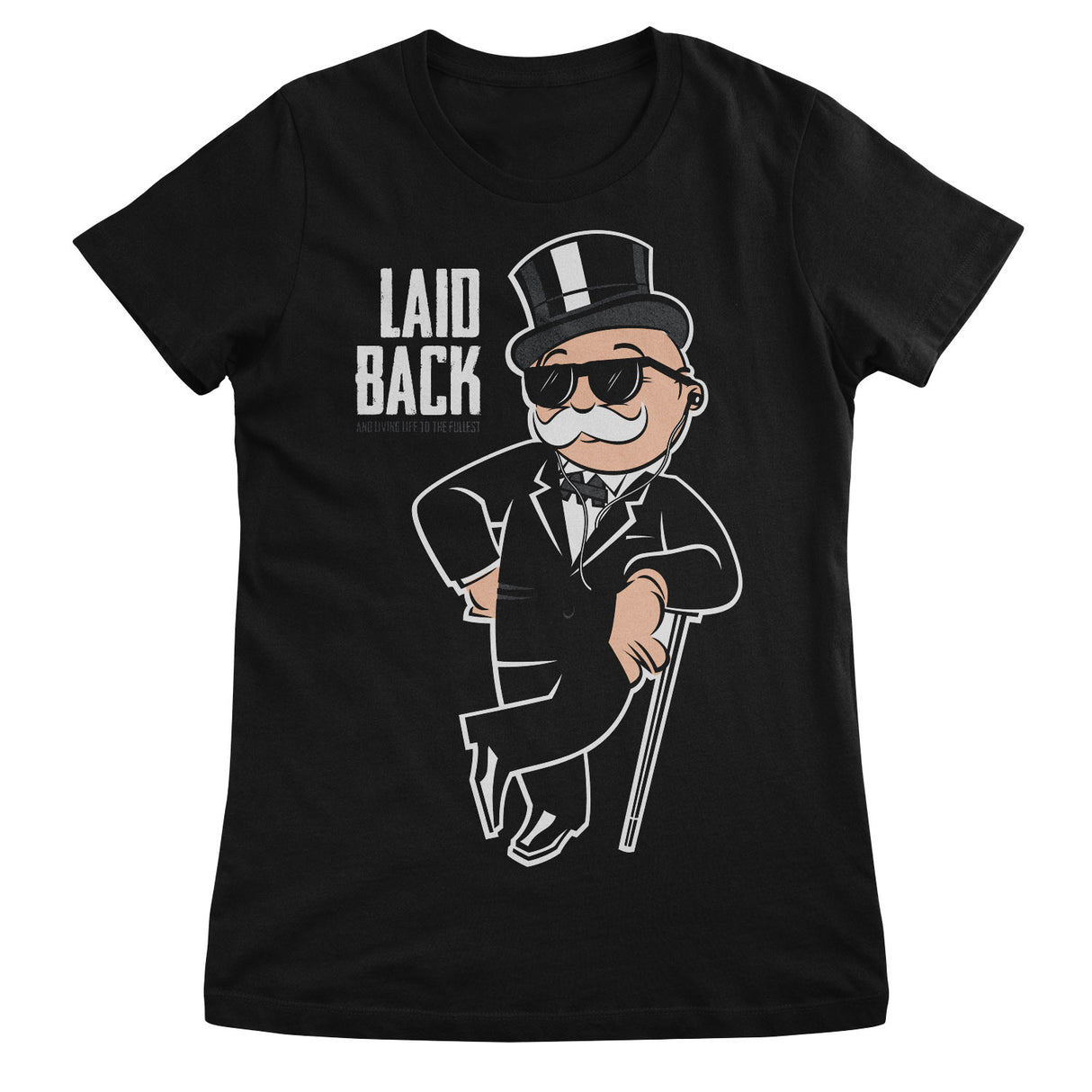 Mr Monopoly - Laid Back Girly Tee
