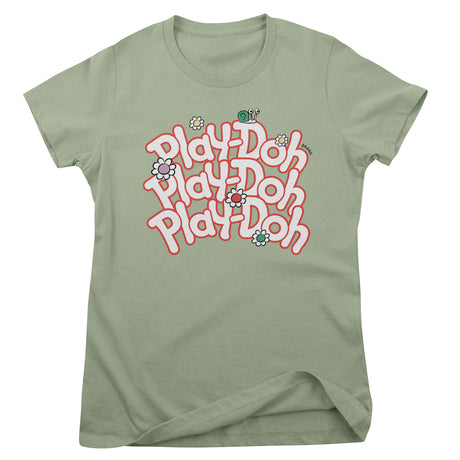Stacked Play-Doh Girly Tee