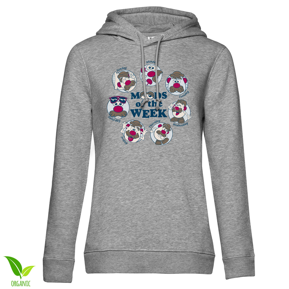 Mr Potato Head - Moods of the Week Girly Hoodie