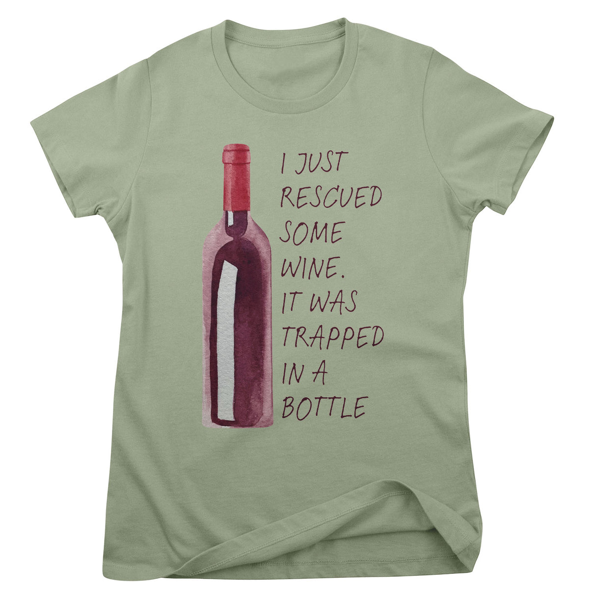 Wine Resque Girly Tee