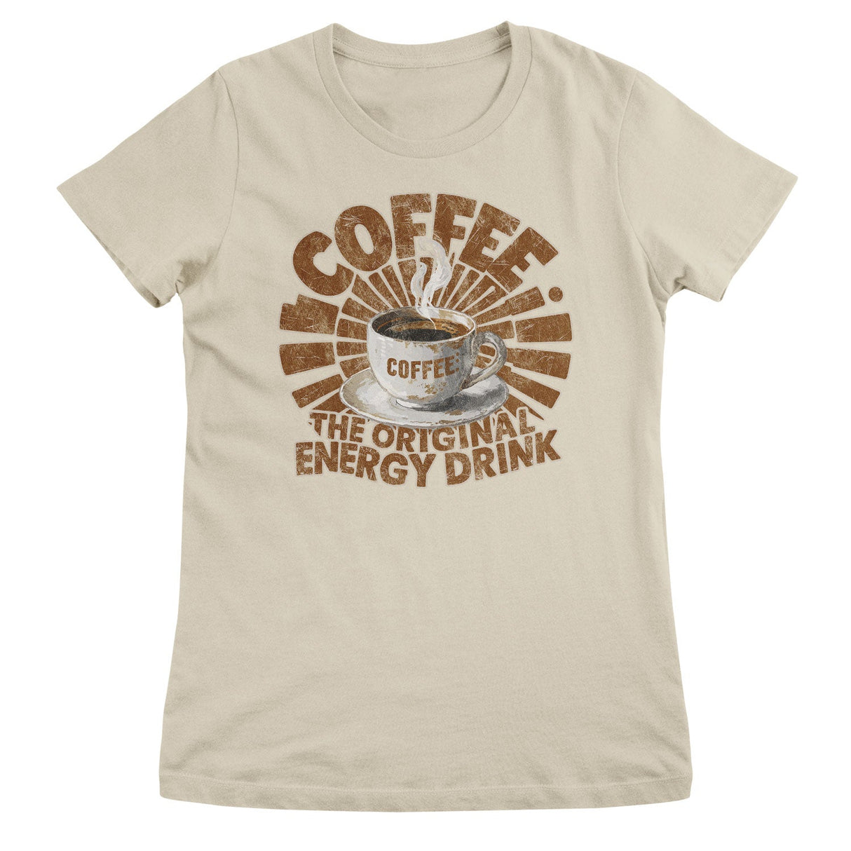 Coffee - The Original Energy Drink Retro Girly Top