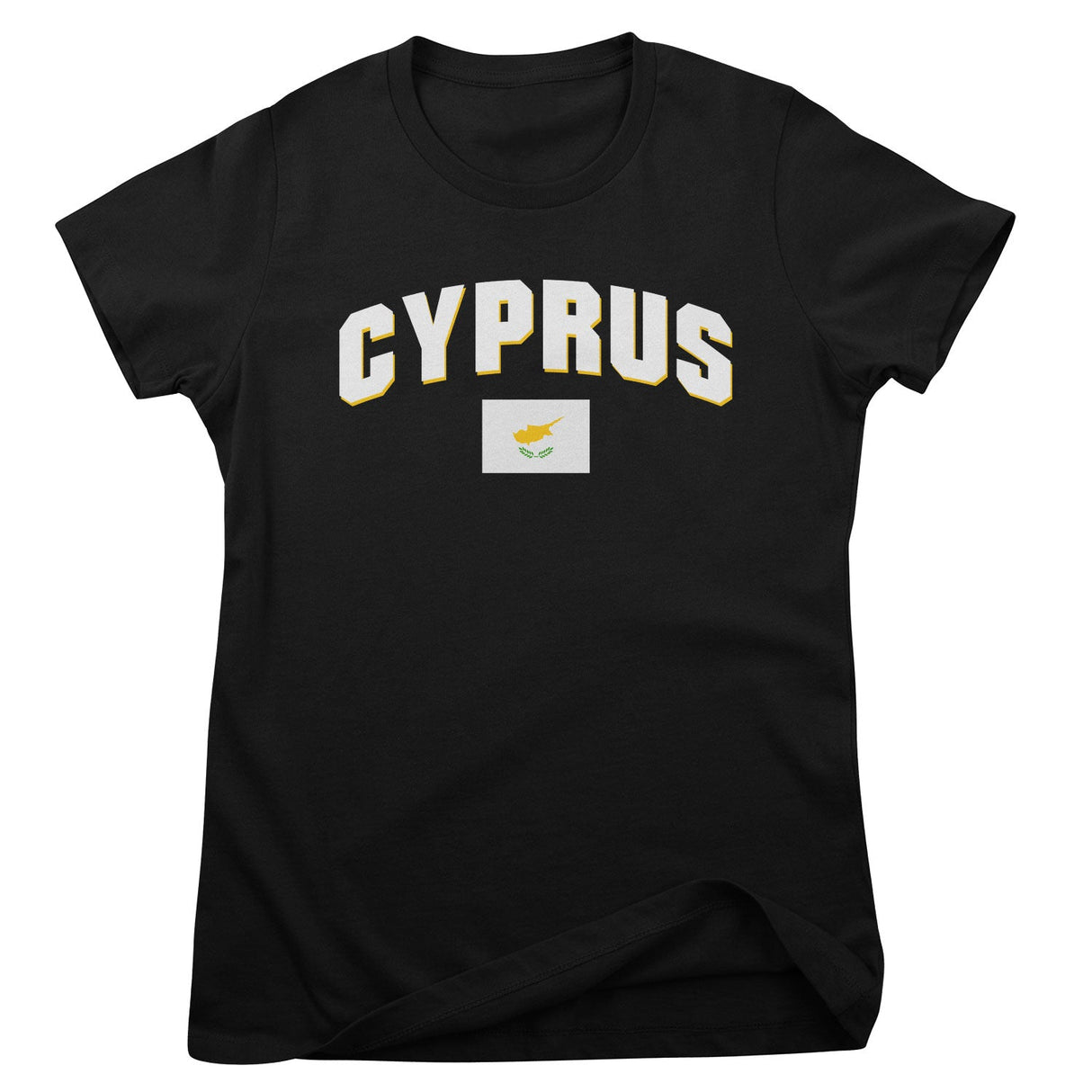 Cyprus Flag Girly Tee