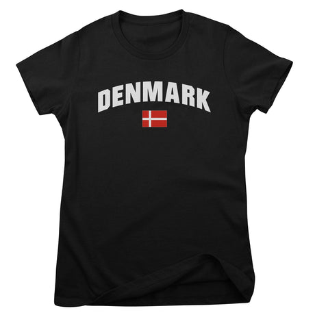 Denmark Flag Girly Tee