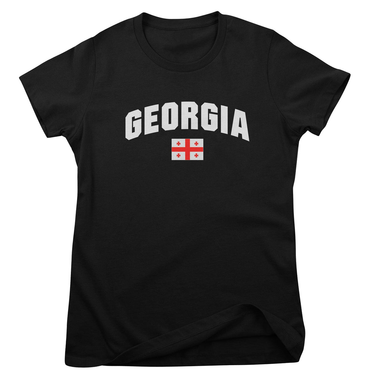 Georgia Flag Girly Tee