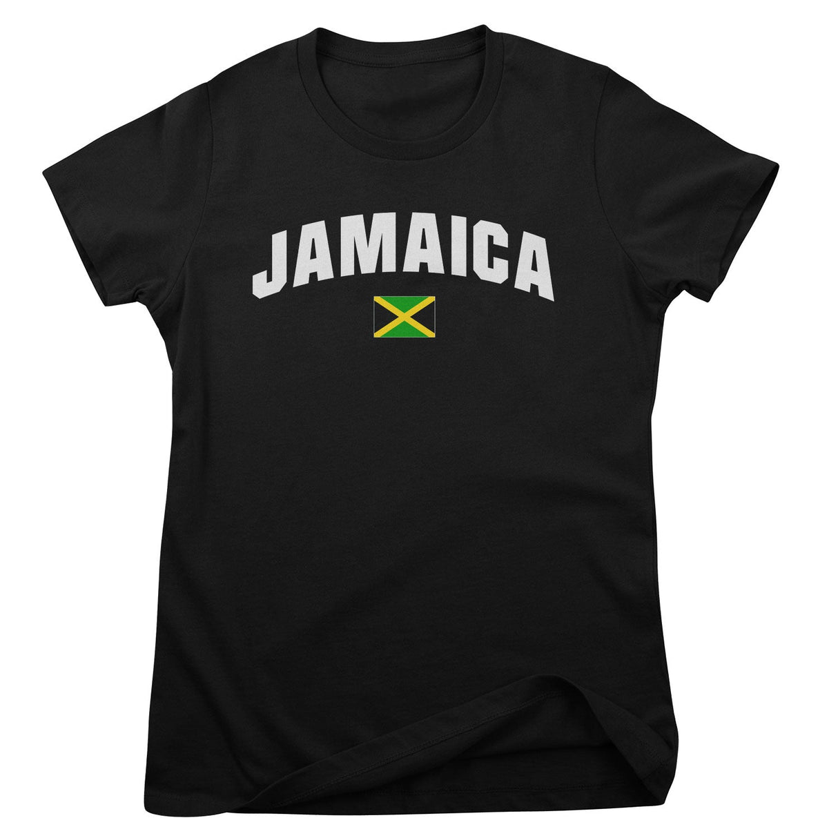 Jamaica Flag Girly Tee