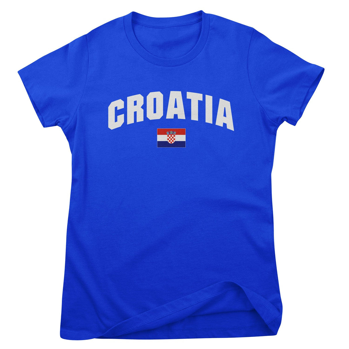 Croatia Flag Girly Tee