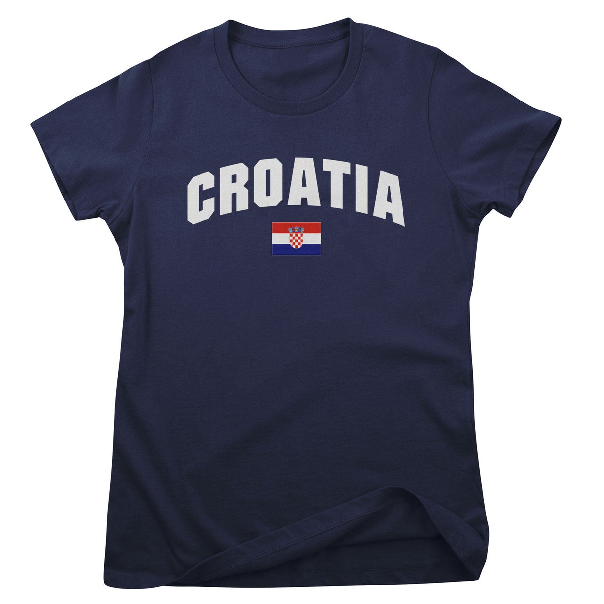 Croatia Flag Girly Tee