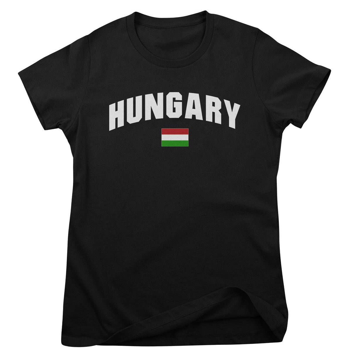 Hungary Flag Girly Tee