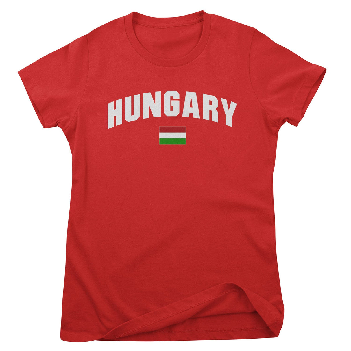 Hungary Flag Girly Tee