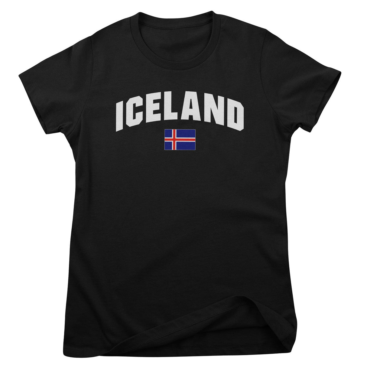 Iceland Flag Girly Tee