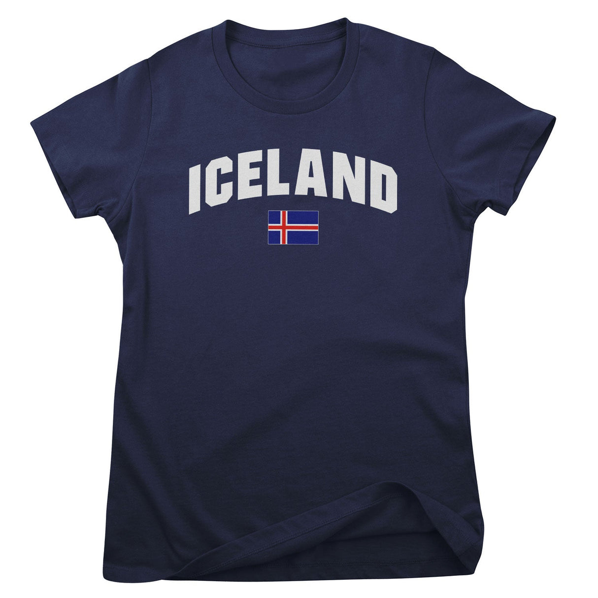 Iceland Flag Girly Tee