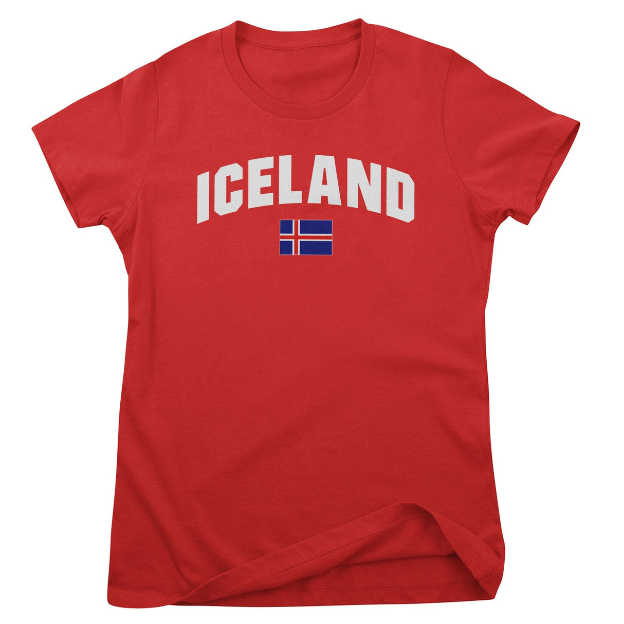 Iceland Flag Girly Tee