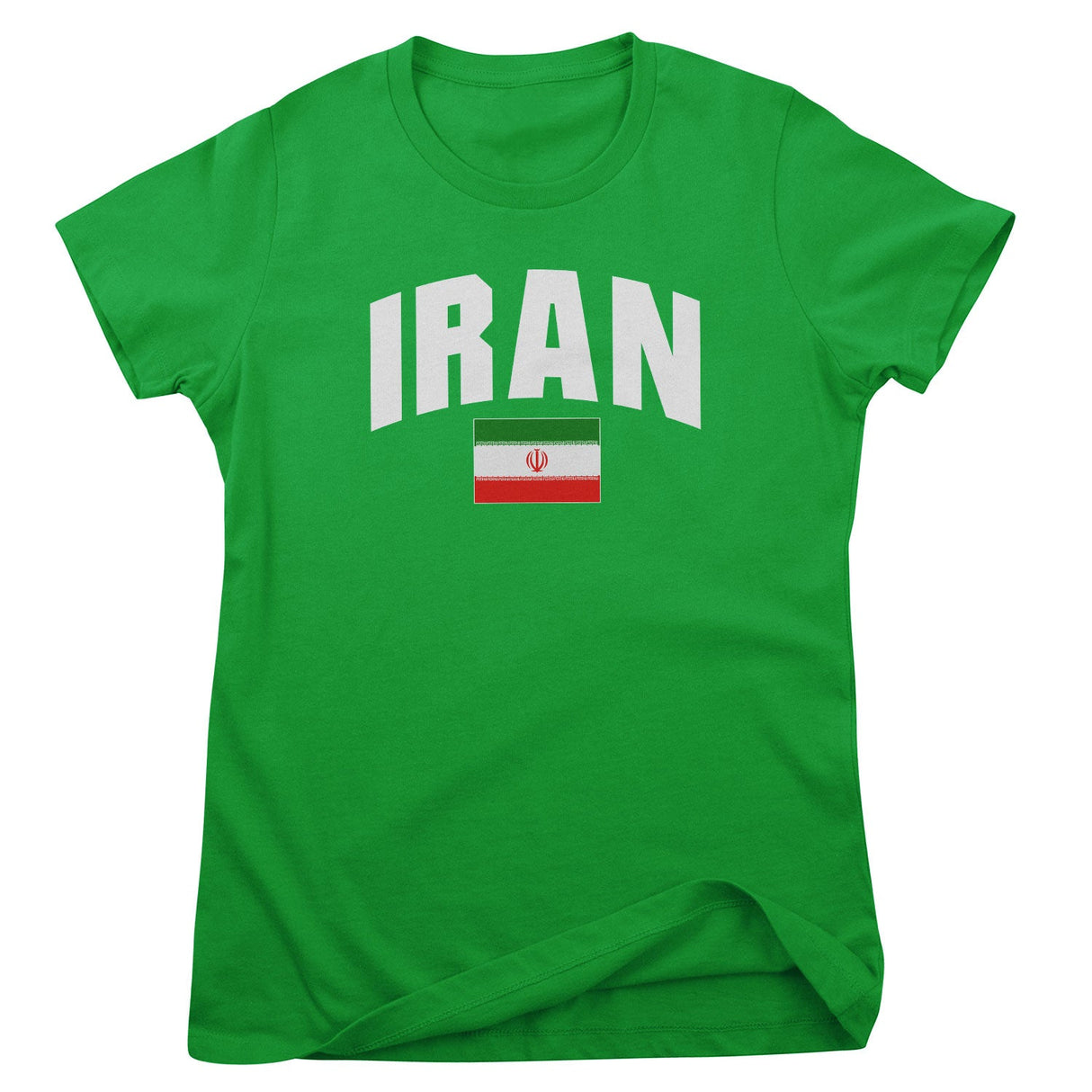 Iran Flag Girly Tee