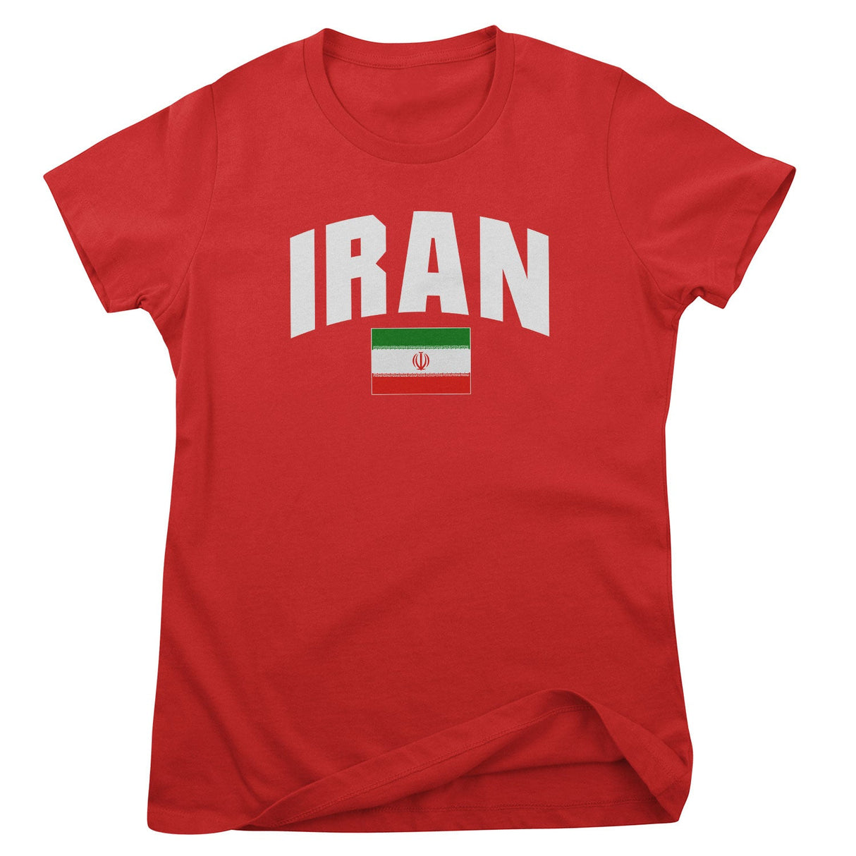 Iran Flag Girly Tee