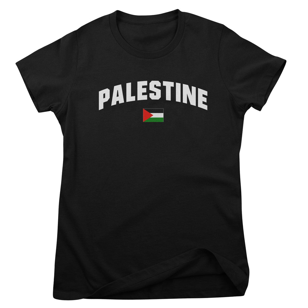 Palestine Flag Girly Tee