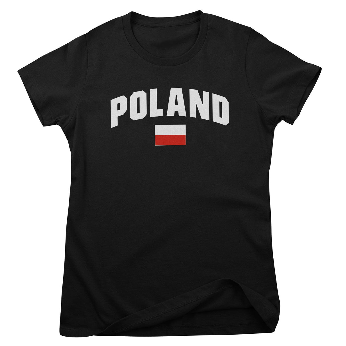 Poland Flag Girly Tee