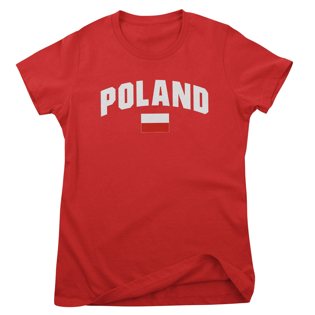 Poland Flag Girly Tee