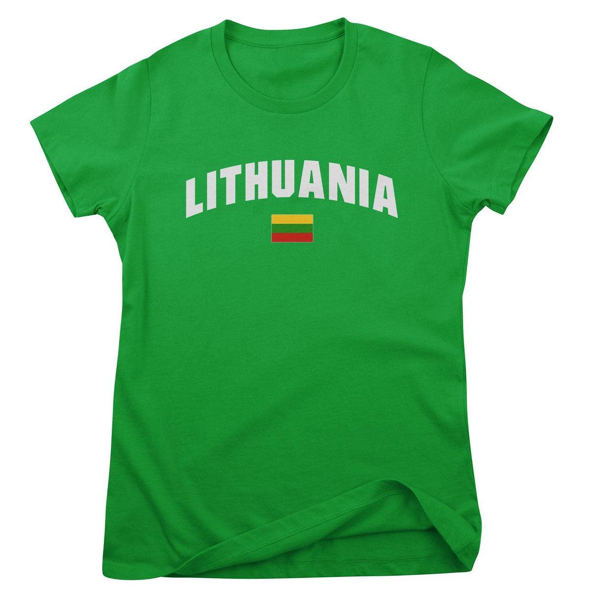 Lithuania Flag Girly Tee