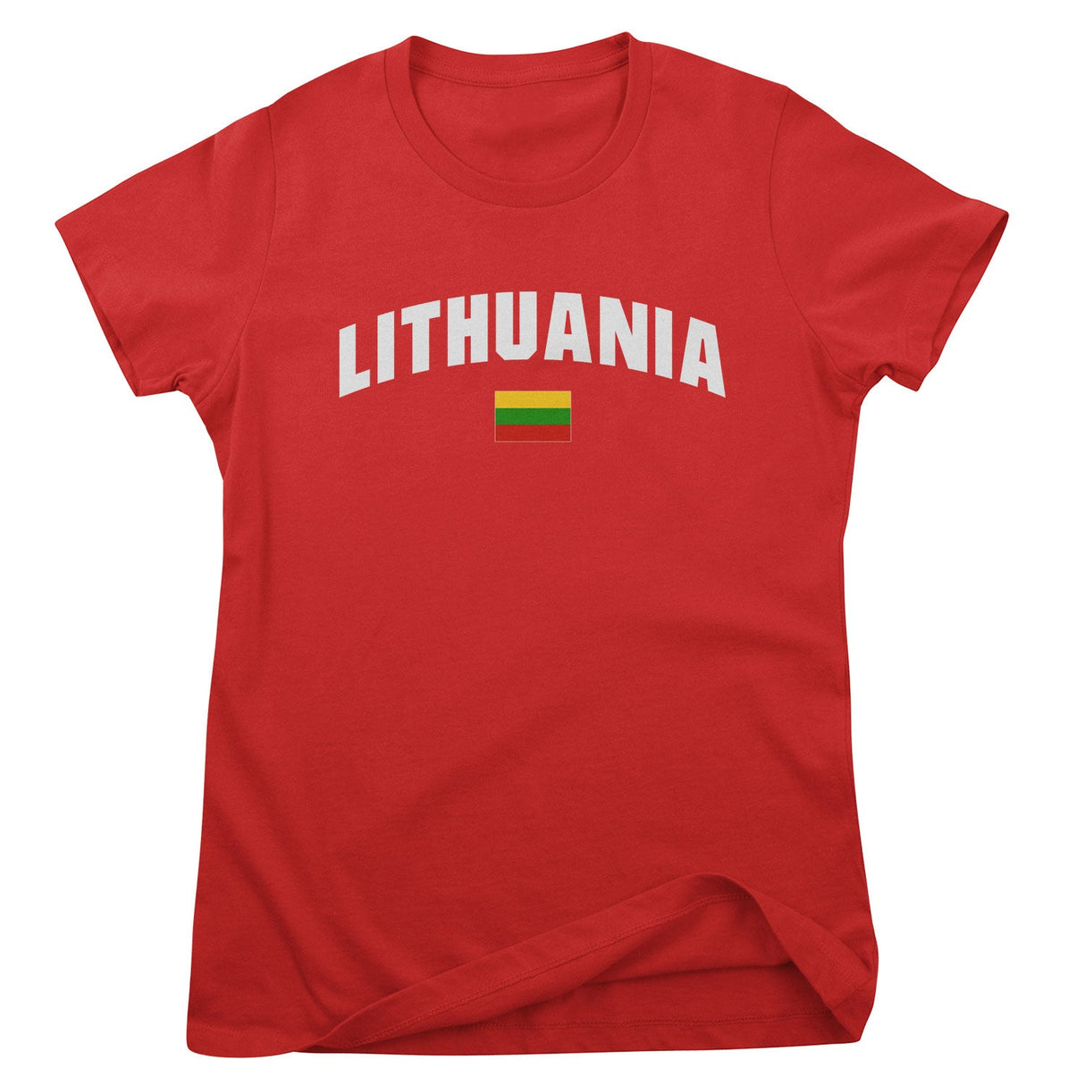 Lithuania Flag Girly Tee