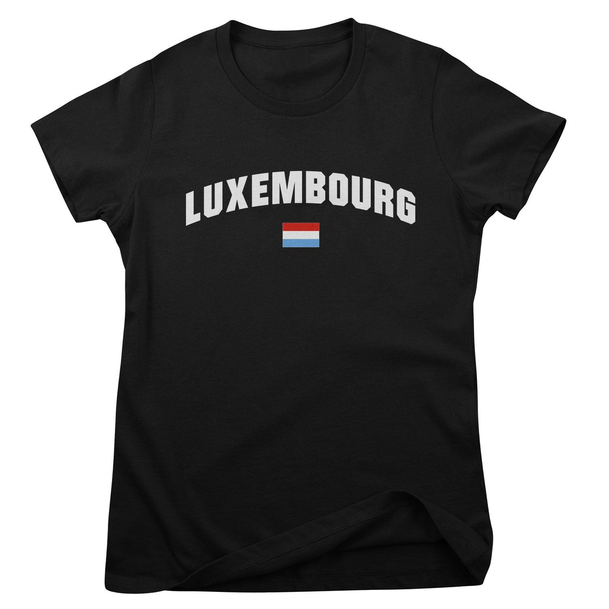 Luxembourg Flag Girly Tee