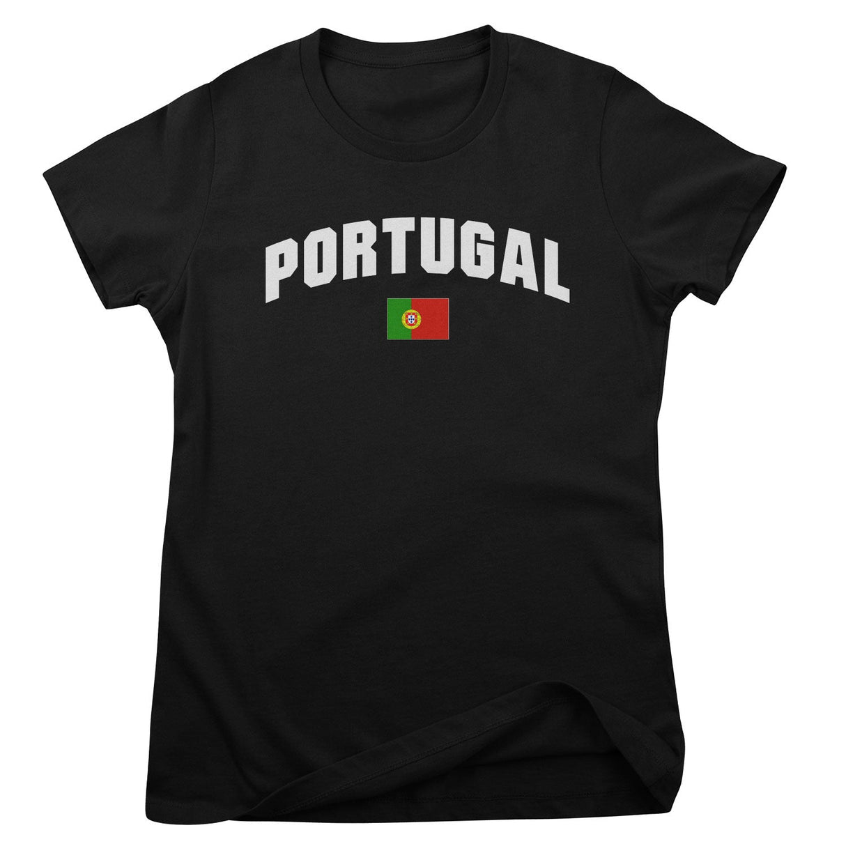 Portugal Flag Girly Tee