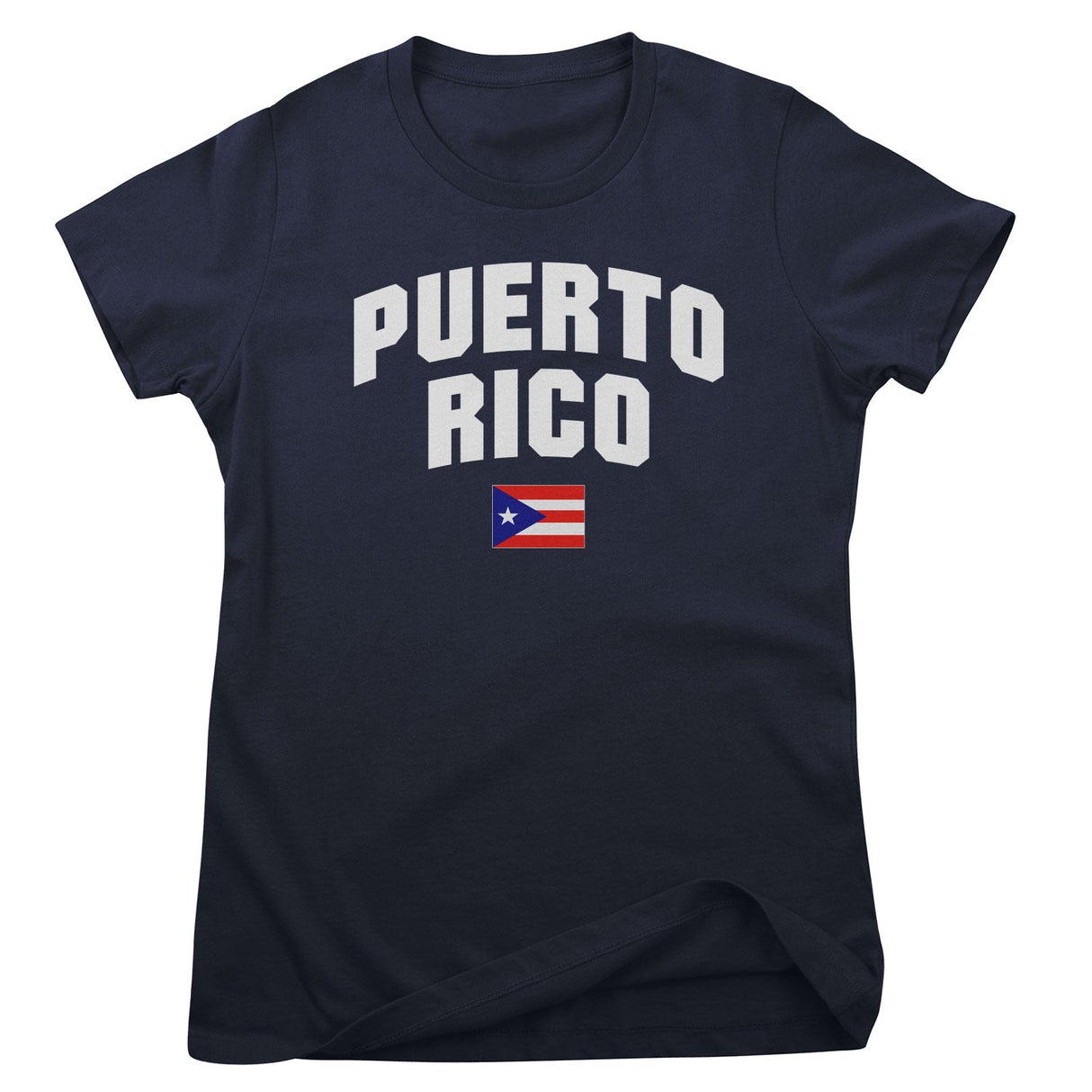 Puerto Rico Flag Girly Tee