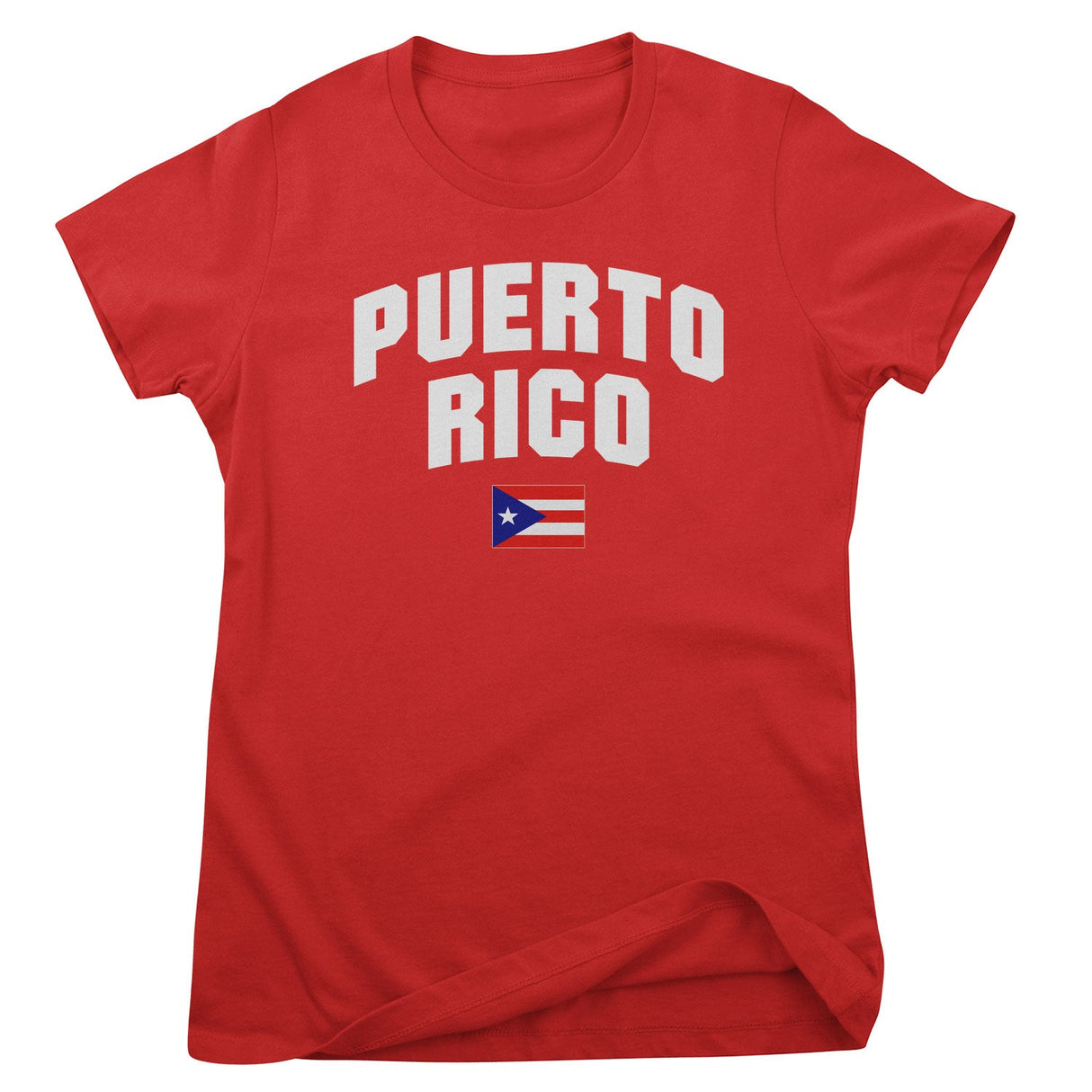Puerto Rico Flag Girly Tee
