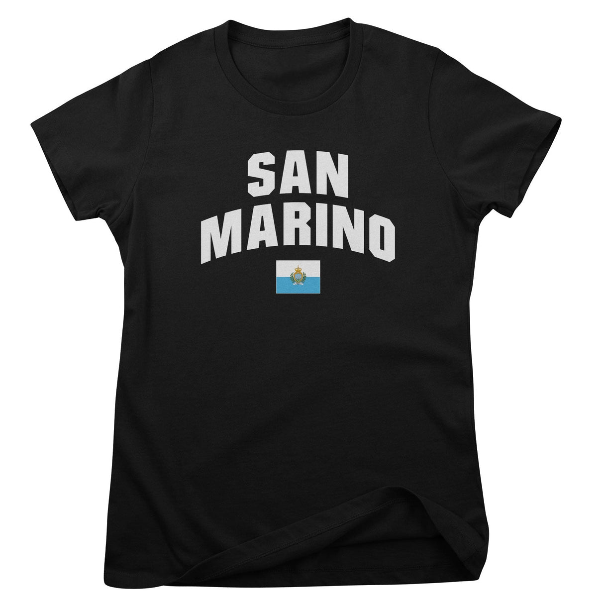 San Marino Flag Girly Tee