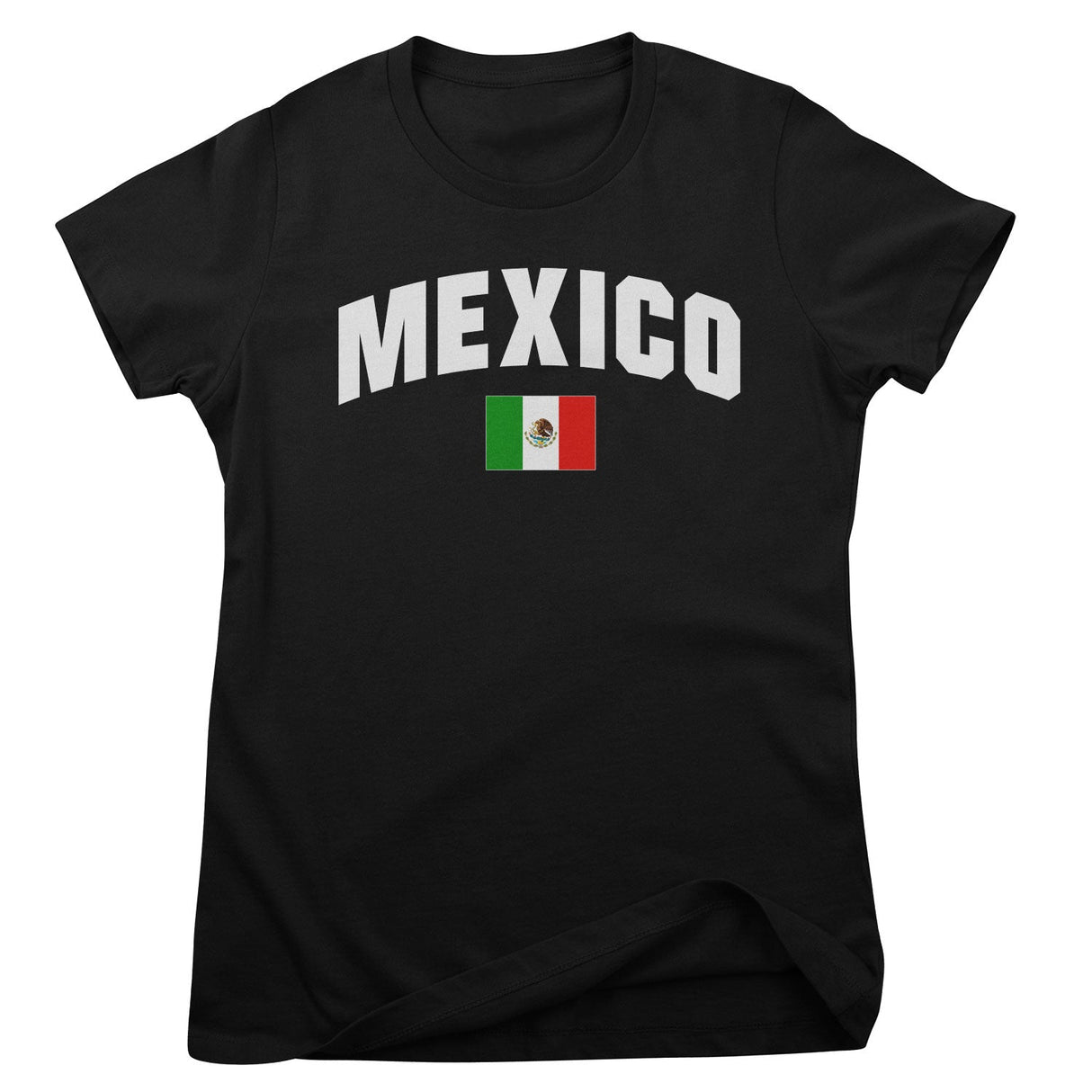 Mexico Flag Girly Tee