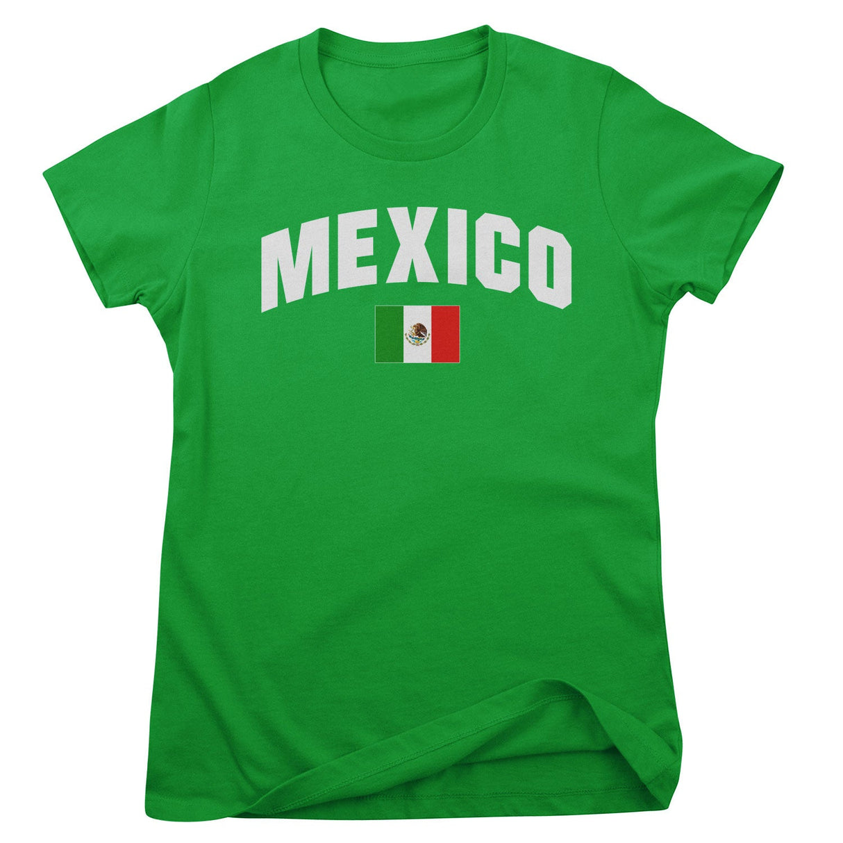 Mexico Flag Girly Tee