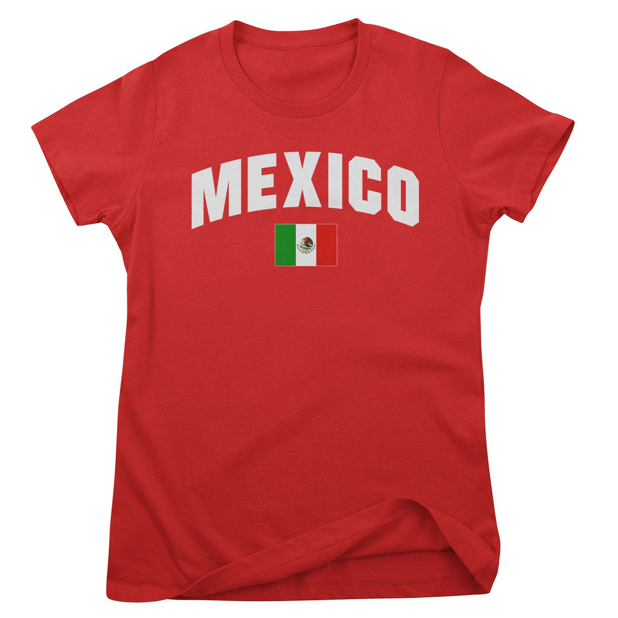 Mexico Flag Girly Tee