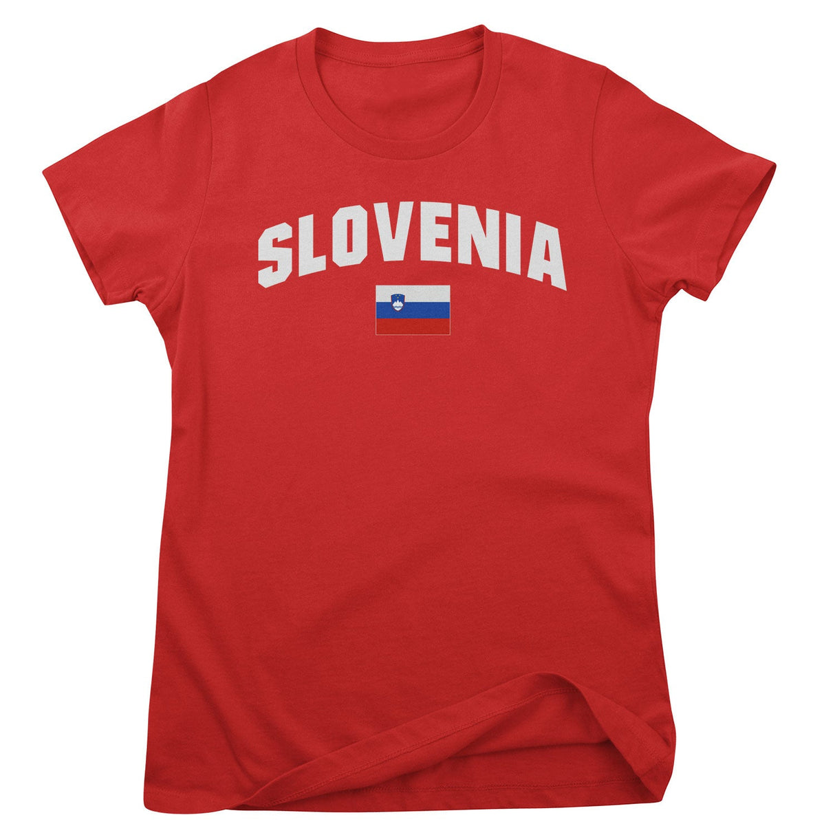 Slovenia Flag Girly Tee