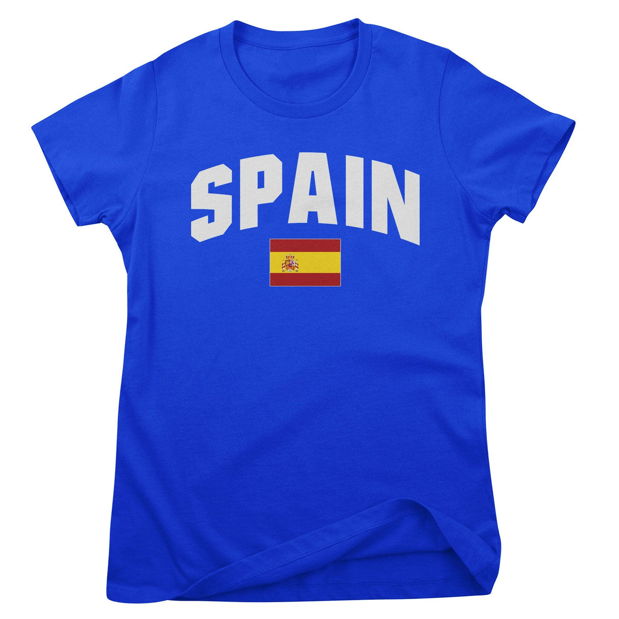 Spain Flag Girly Tee