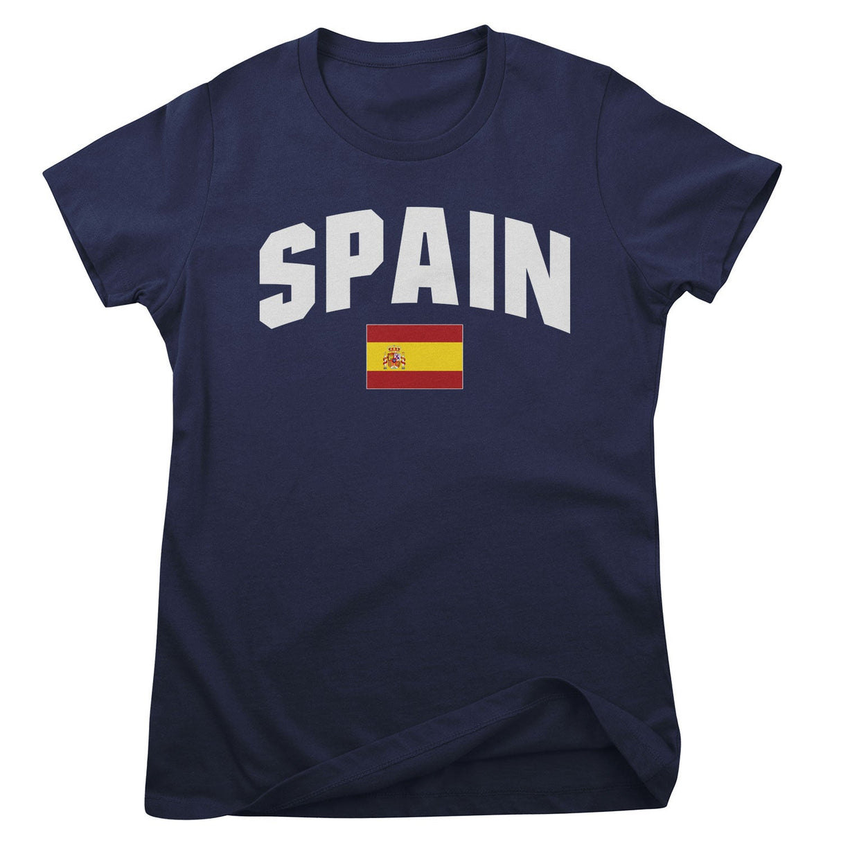 Spain Flag Girly Tee