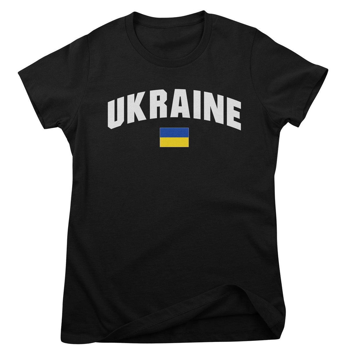 Ukraine Flag Girly Tee