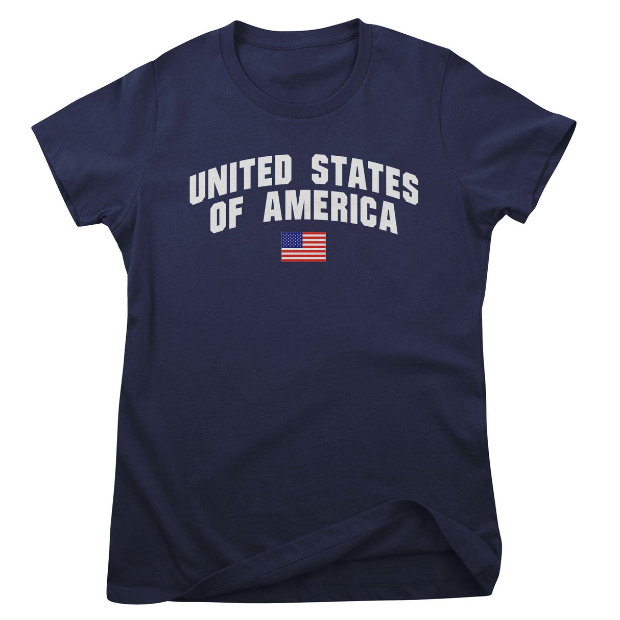 United States of America Flag Girly Tee