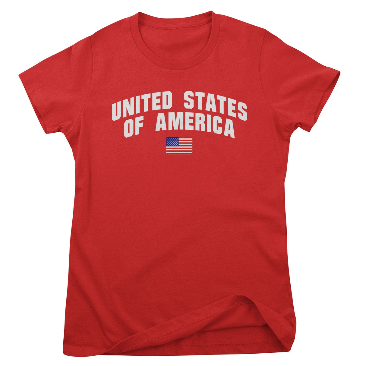 United States of America Flag Girly Tee