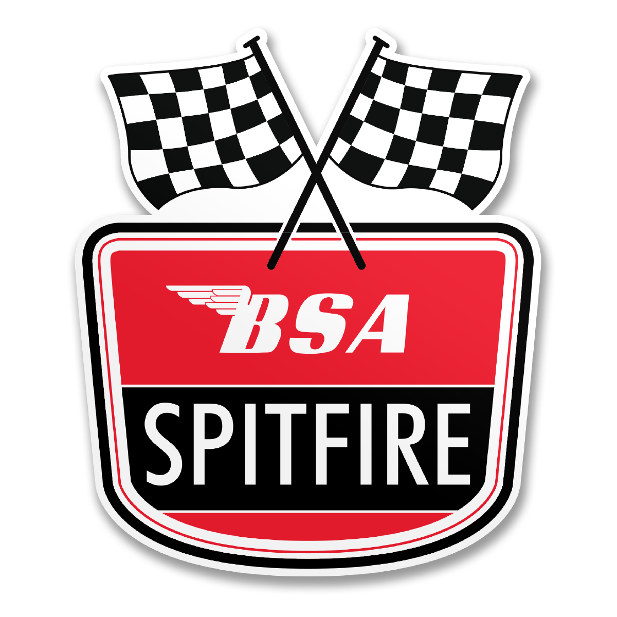 Bsa Spitfire Logo Sticker Hybris Online 9868