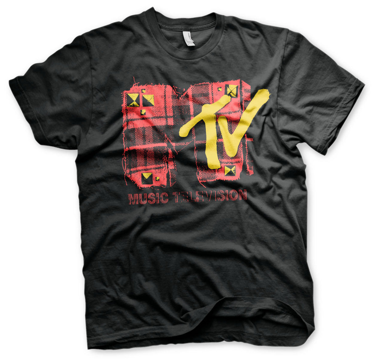Plaid MTV Big & Tall T-Shirt