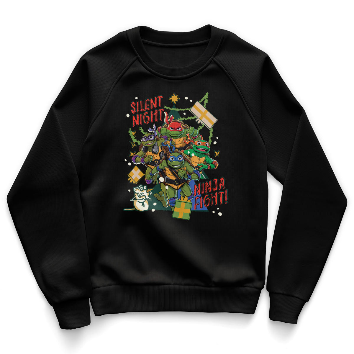 Silent Night - Ninja Fight Kids Sweatshirt